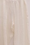 BASERANGE French linen cotton FOLIO casual pants soft and comfortable BAS-TRFO-LC-SU25-UNDYED